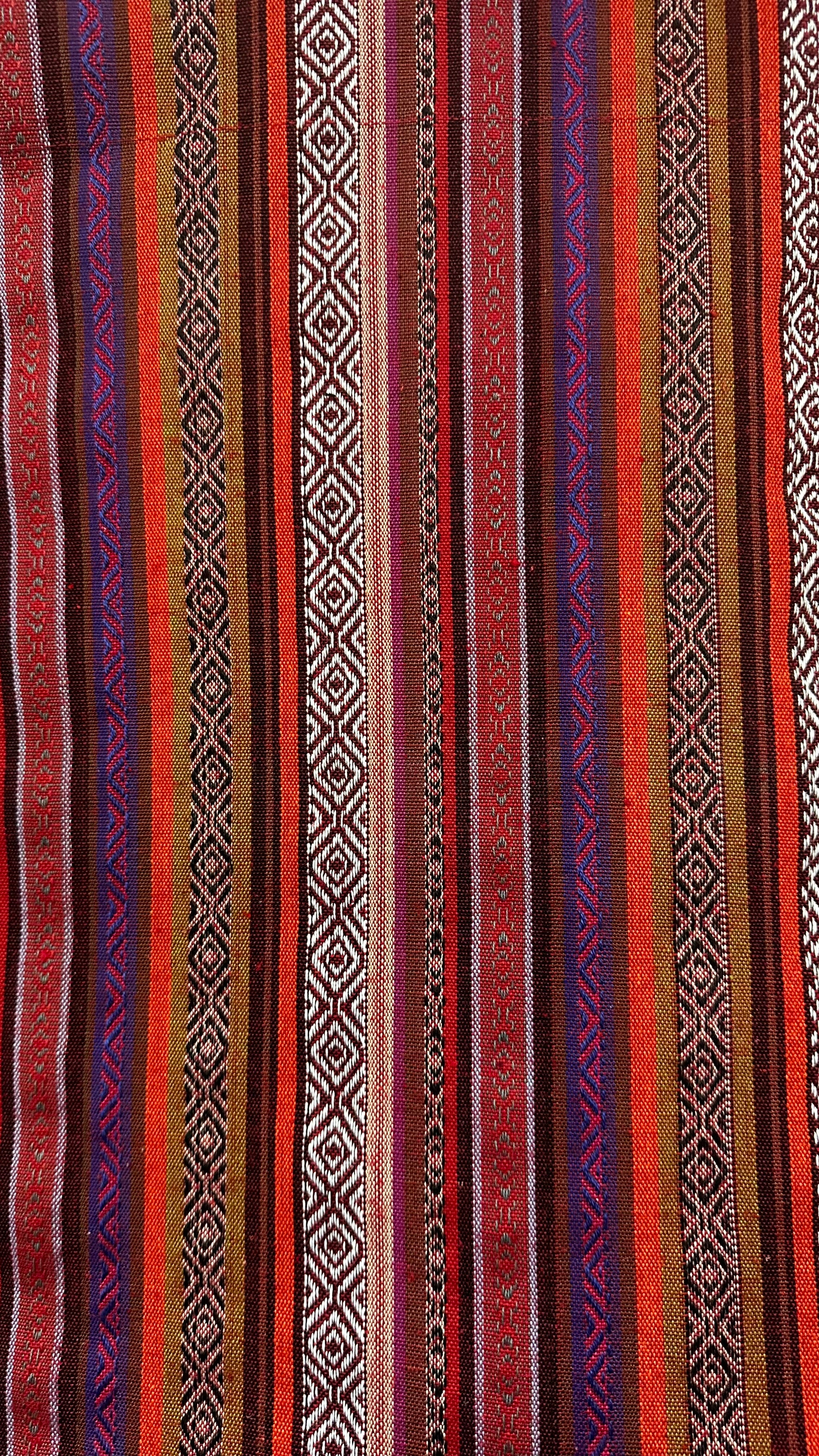 Handwoven textile from Sololá